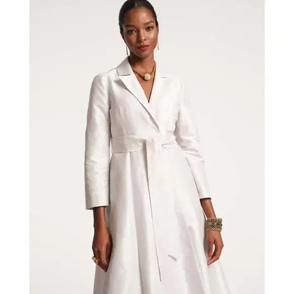 Lucille Dupioni Wrap‎ Dress - Picture 2 of 4